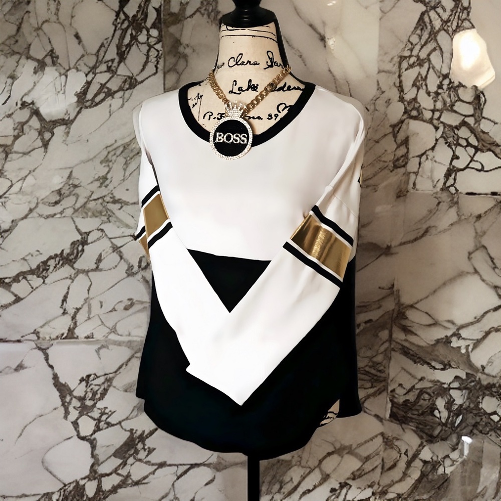 Luxury Tee | Black and White by Styledbybreyana